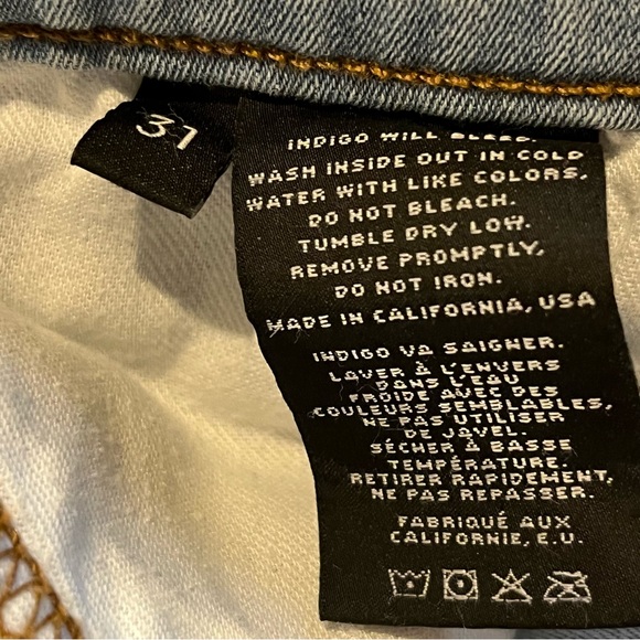 J Brand Super Skinny Costa Light Blue Wash Jeans 31 - Picture 6 of 6